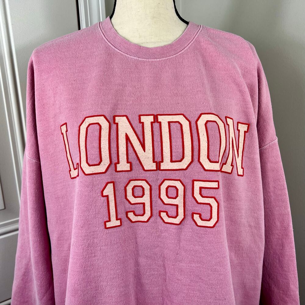 RARE Anthropologie The Roam City LONDON 1995 Crewneck Sweatshirt - Picture 3 of 9